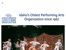 Tablet Screenshot of cdasummertheatre.com